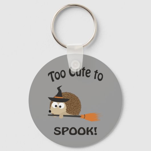 Te gek voor woorden. Egel Witch Sleutelhanger (Voorkant)
