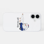 Te Gekke Funny Goose Police Humor iPhone 16 Hoesje (Achterkant horizontaal)