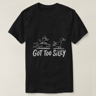 Te Gekke Funny Goose Police Humor T-shirt