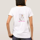 Te Gekke Grappige Gans T-Shirt (Achterkant)