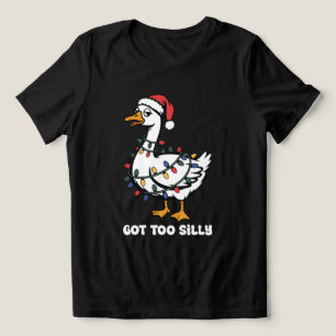 Te Gekke kerst Grappige Kerstman Humor Tri-Blend Shirt