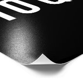 Te geschikt voor fitness Funny Quottes Black White Foto Afdruk (Hoek)