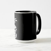 Te gezegend om gestresste Mok te zijn (Voorkant rechts)