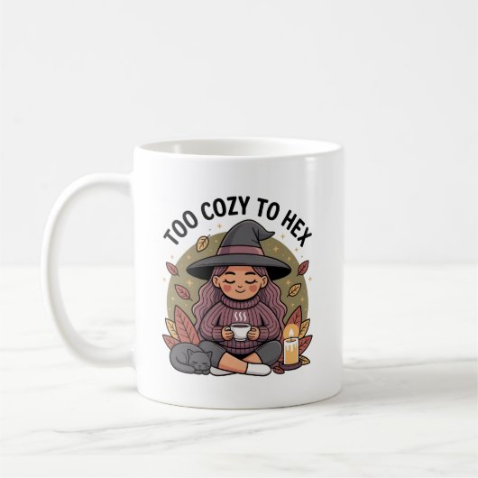 Te Gezellig om te Hex - Chibi Witch Tea Koffiemok (Links)