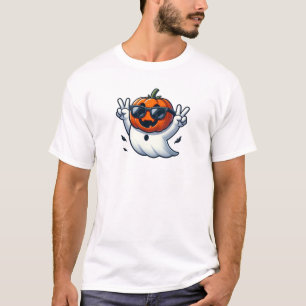 Te Ghoul voor School - Pumpkin Ghost Party Vibes T-shirt