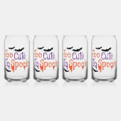 Te gif aan Spook Halloween Blikvorm Glas (Voorkant)