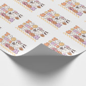 Te gif aan Spook Halloween Cadeaupapier (Hoek)