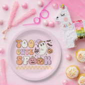 Te gif aan Spook Halloween Papieren Bordje (Feest)