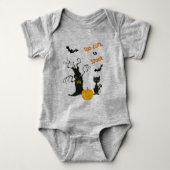 Te gif aan Spook Halloween Romper (Voorkant)