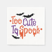 Te gif aan Spook Halloween Servet (Voorkant)