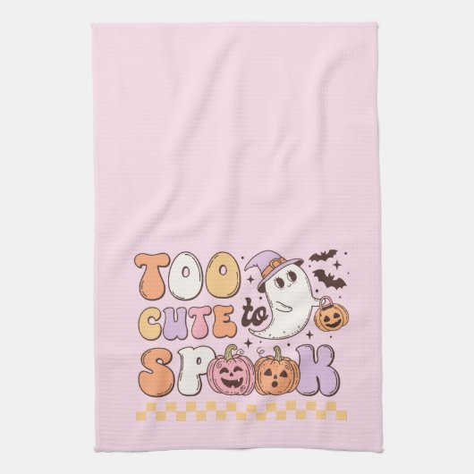 Te gif aan Spook Halloween Theedoek (Verticaal)
