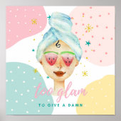 Te glam om een dam te geven.. poster (Voorkant)