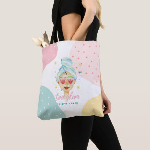 Te glamoureus om een grapje te maken Grappige Cute Tote Bag