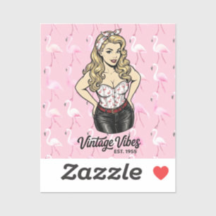 Te glamoureus om een kudde te geven 🦩 sticker