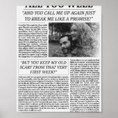 Te goed kranten poster (Voorkant)