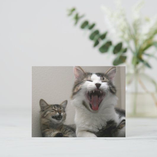 Te grappig briefkaart (Staand voorkant)