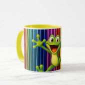 Te grappig, kleine kikker mok (Voorkant links)