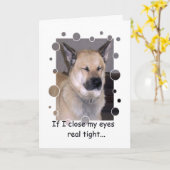 Te grappig, komisch verjaardagsfeest wenskaart kaart (Gele Bloem)