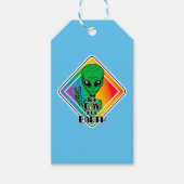 Te grazen voor de aarde cadeaulabel (Voorkant)