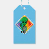 Te grazen voor de aarde cadeaulabel (Achterkant)