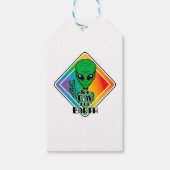 Te grazen voor de aarde cadeaulabel (Voorkant)