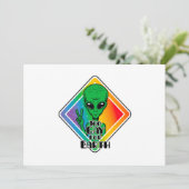 Te grazen voor de aarde feestdagenkaart (Staand voorkant)