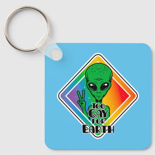 Te grazen voor de aarde sleutelhanger (Voorkant)