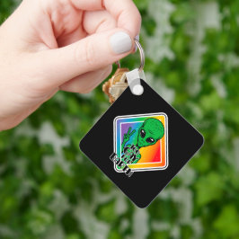 Te grazen voor de aarde sleutelhanger