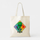 Te grazen voor de aarde tote bag (Achterkant)