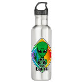 Te grazen voor de aarde waterfles  (Voorkant)