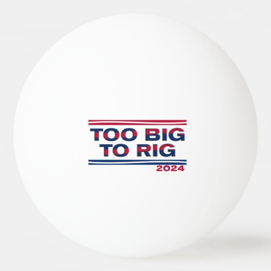 TE GROOT OM 2024 OP TE STELLEN PINGPONGBAL (Voorkant)