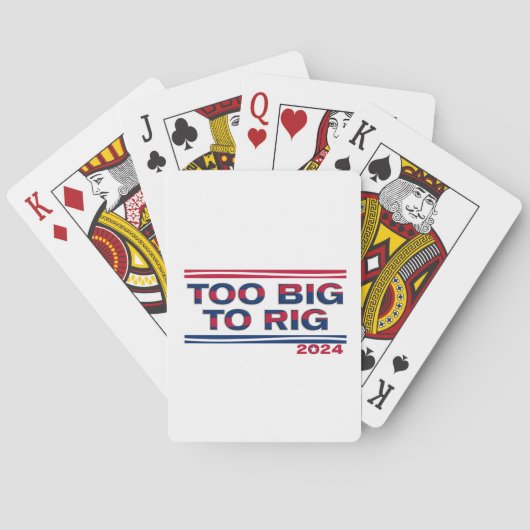 TE GROOT OM 2024 OP TE STELLEN POKERKAARTEN (Achterkant)