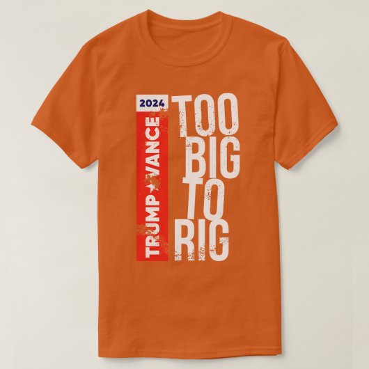 Te groot om 2024 te beroeren 1 t-shirt (Design voorkant)