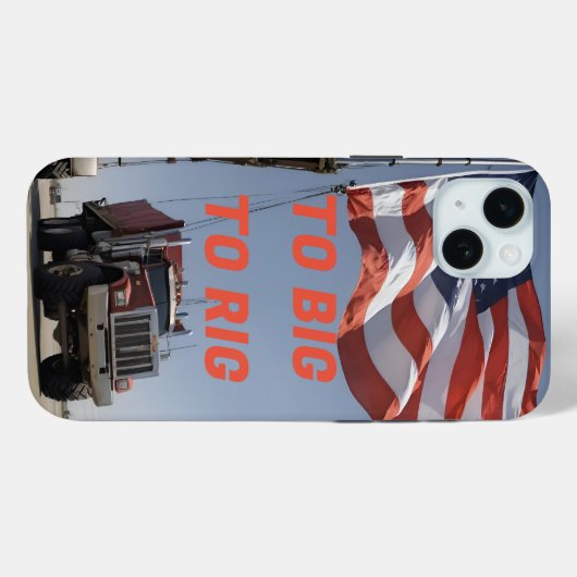 TE GROOT OM TE KAPEN Case-Mate iPhone CASE (Achterkant (horizontaal))