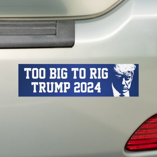 Te groot om te manipuleren bumpersticker (Op auto)