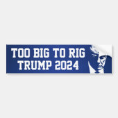 Te groot om te manipuleren bumpersticker (Voorkant)