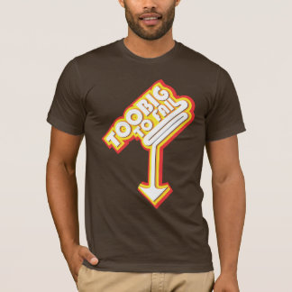 Te groot om te mislukken (met pijl) t-shirt