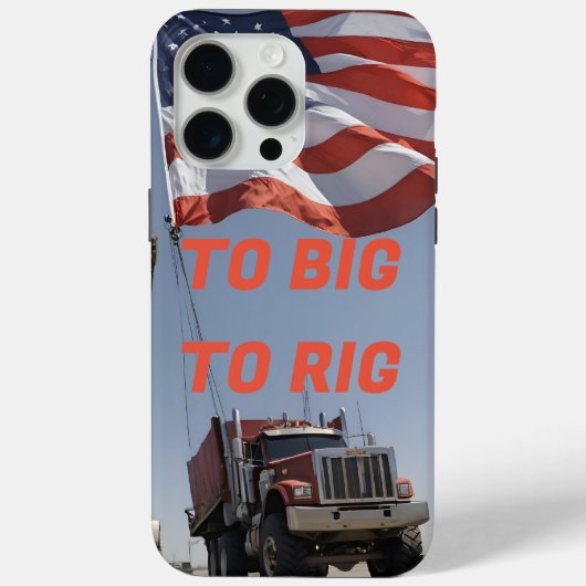 TE GROOT OM TE RIGGEN Case-Mate iPhone CASE (Achterkant)