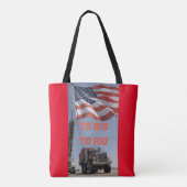 TE GROOT OM TE RIGGEN TOTE BAG (Achterkant)