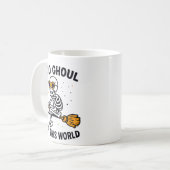 Te groot voor deze wereld koffiemok (Voorkant links)