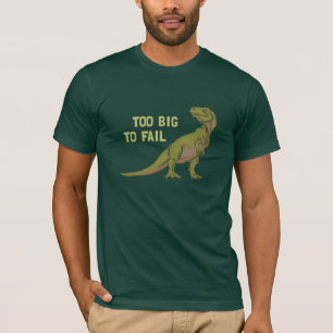 Te groot voor Fail Dino-T-shirt T-shirt