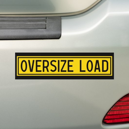te grote belasting bumpersticker (Op auto)