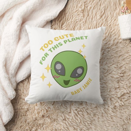 Te hard voor deze planeet speciaal gepersonaliseer kussen (Deken)