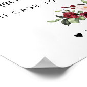 Te Hebben en Te Houden Bruiloftsboeket Teken Poster (Hoek)