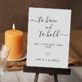 Te hebben & vast te houden | Wedding Koozie gunstt Kaart