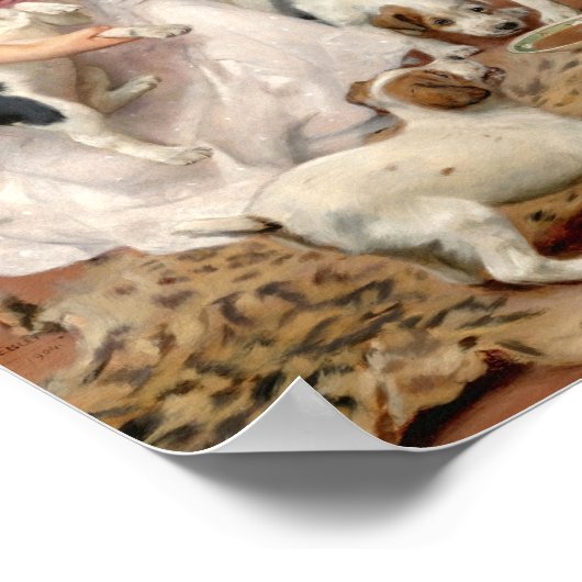 Te heet | Arthur John Elsley Poster (Hoek)