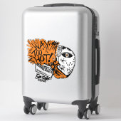 TE HEET! cartoon schedel Sticker (Koffer)