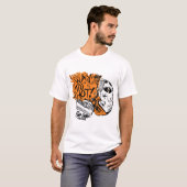 TE HEET! cartoon schedel T-shirt (Voorkant volledig)