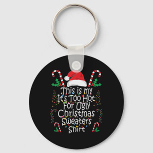 Te Heet Lelijk Kerst S Leuke Xmas Mannen Vrouwen F Sleutelhanger