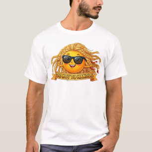 Te heet om aan te pakken – Speelse zonkunst T-shirt